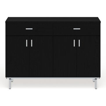 Furniture of America Belcher Buffet in Black and Gold, , large