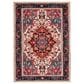 Safavieh Riviera 7"9" x 10" Ivory and Blue Area Rug, , large