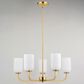 Vaxcel International Co. Ltd. Shelby 5-Light Chandelier in Natural Brass, , large