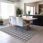 Dalyn Rug Company Marlo 8" x 10" Black Indoor/Outdoor Area Rug, , large