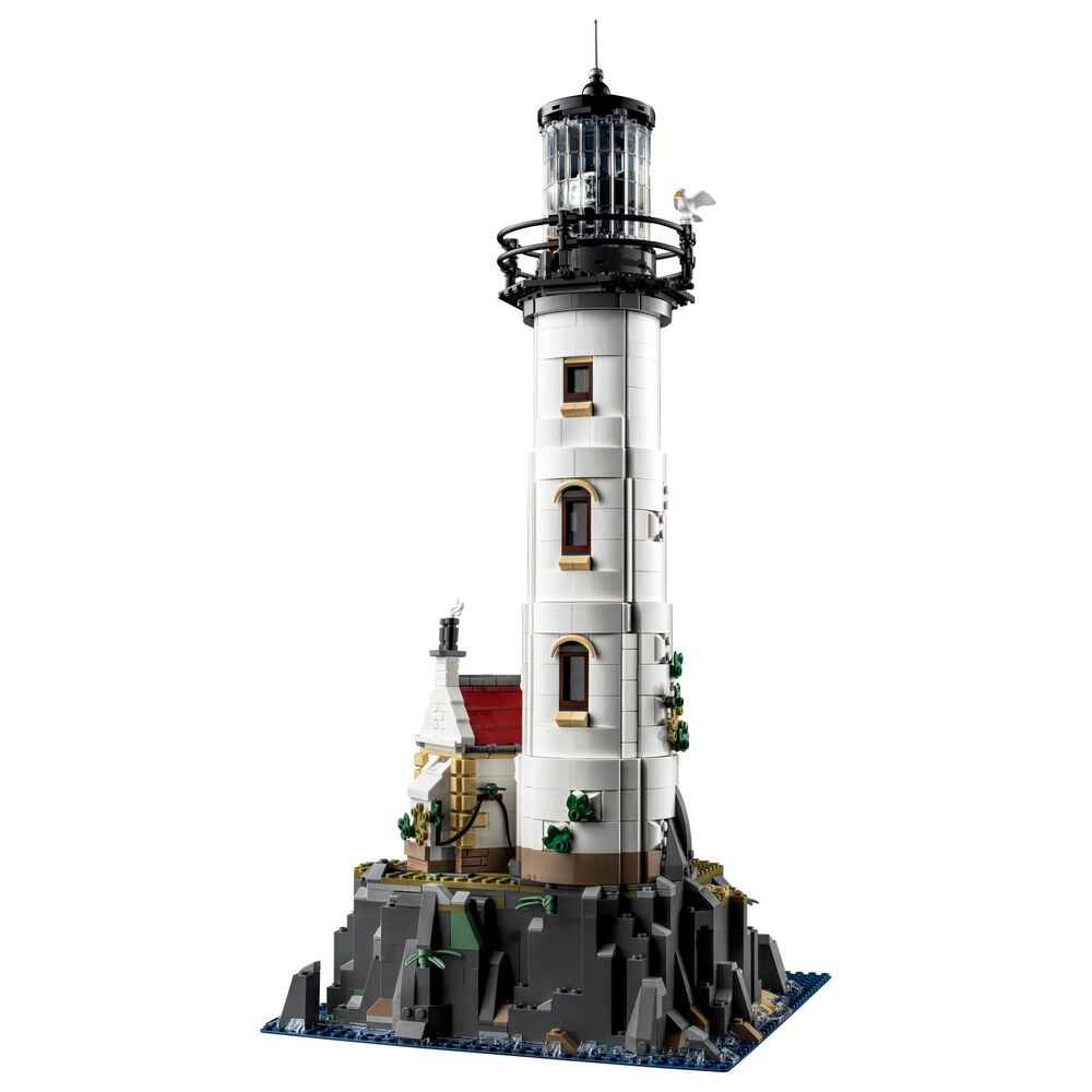 LEGO Ideas Motorized Lighthouse Building Set, , large