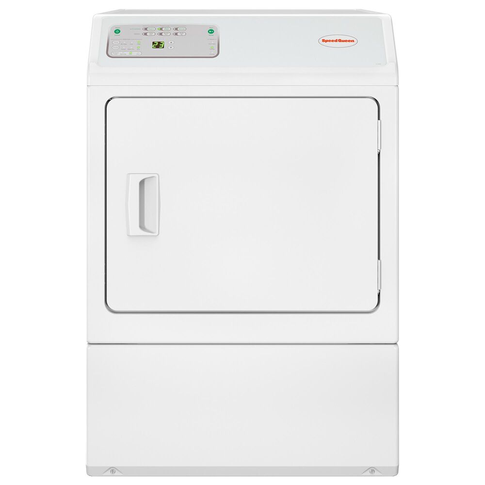 Speed Queen 7.0 Cu. Ft. Commercial Front Load Electric Dryer in White, , large