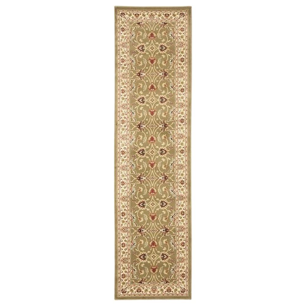 Safavieh Lyndhurst LNH553 2"3" x 12" Green and Ivory Runner, , large