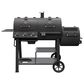 Charbroil Oklahoma Joe"s Canyon Combo Dual-Fuel Gas Grill and Charcoal Offset Smoker in Black, , large
