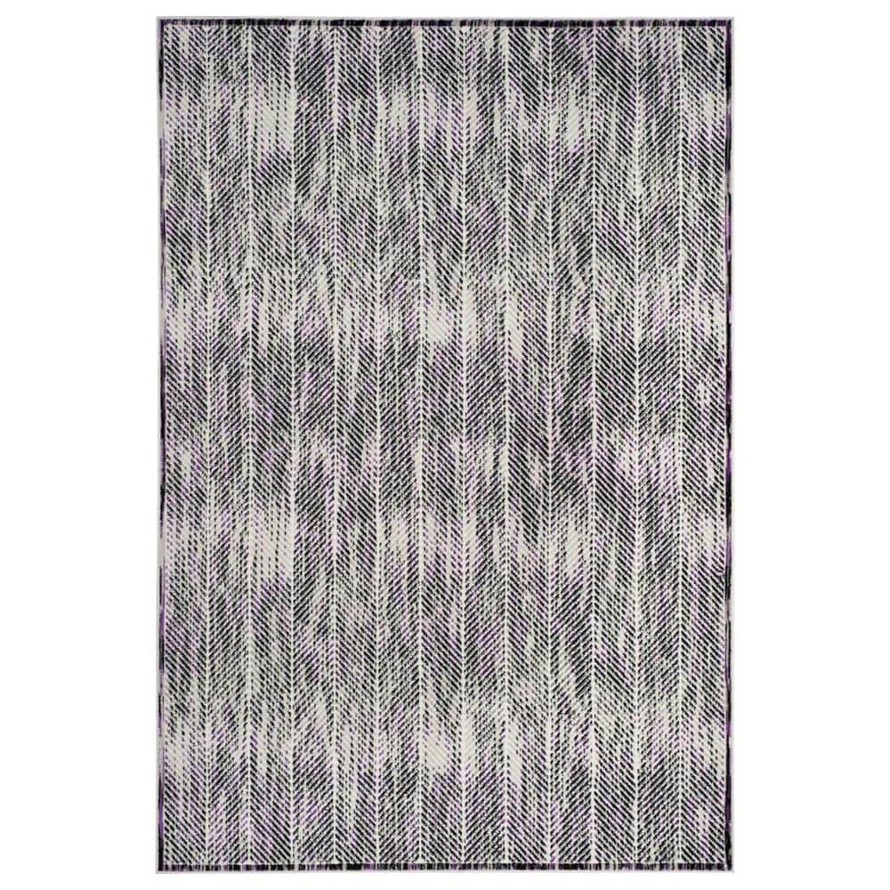 Safavieh Skyler SKY194R 4" x 6" Gray and Purple Area Rug, , large