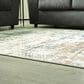 Ashley Redlings 7"5" x 9"6" Ivory, Honey, Spice, Gray, Taupe and Charcoal Area Rug, , large