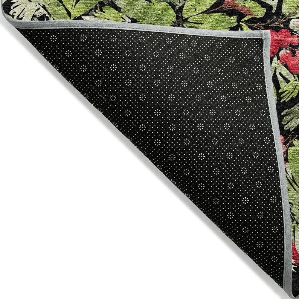 Dalyn Rug Company Wonderland WN24 2&#39;3&quot; x 7&#39;6&quot; Black Indoor/Outdoor Runner, , large