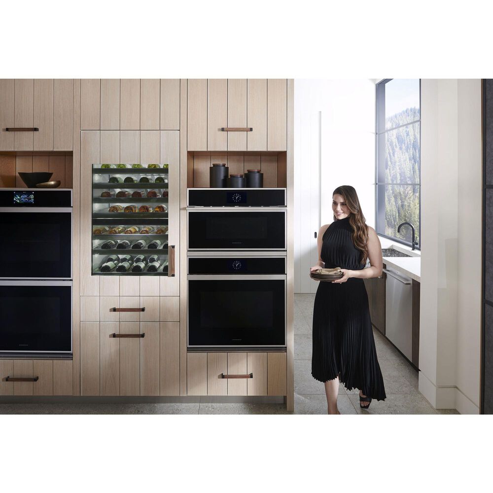 Monogram Minimalist 30&quot; Smart Electric Single Wall Oven with Conection in Stainless Steel, , large