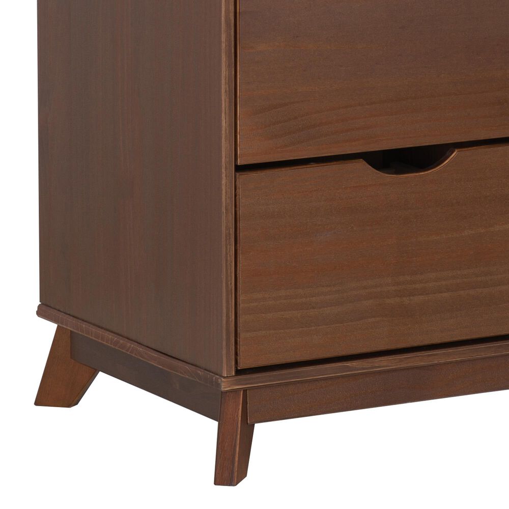 Linon Home Decor Polly 2-Drawer Nightstand in Walnut, , large