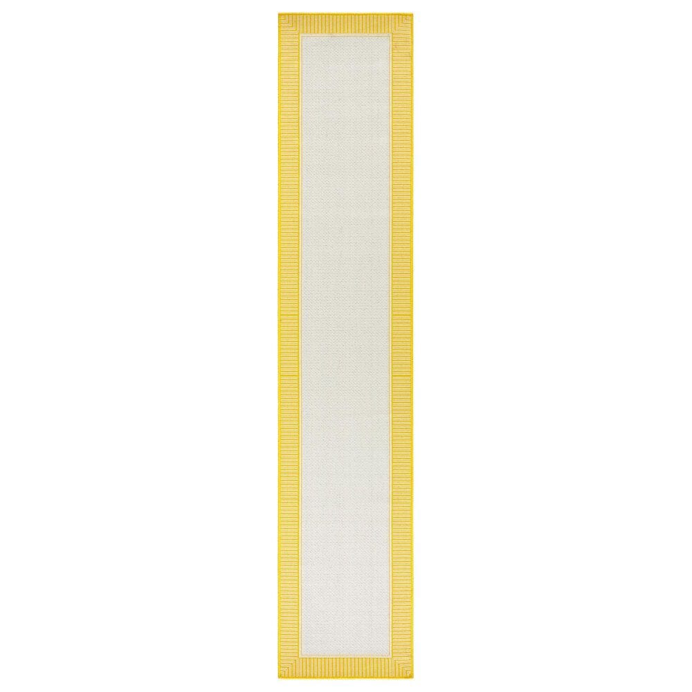 Surya Alfresco 2&#39;5&quot; x 7&#39;10&quot; Pearl, Saffron, Beige and Tan Indoor/Outdoor Runner, , large
