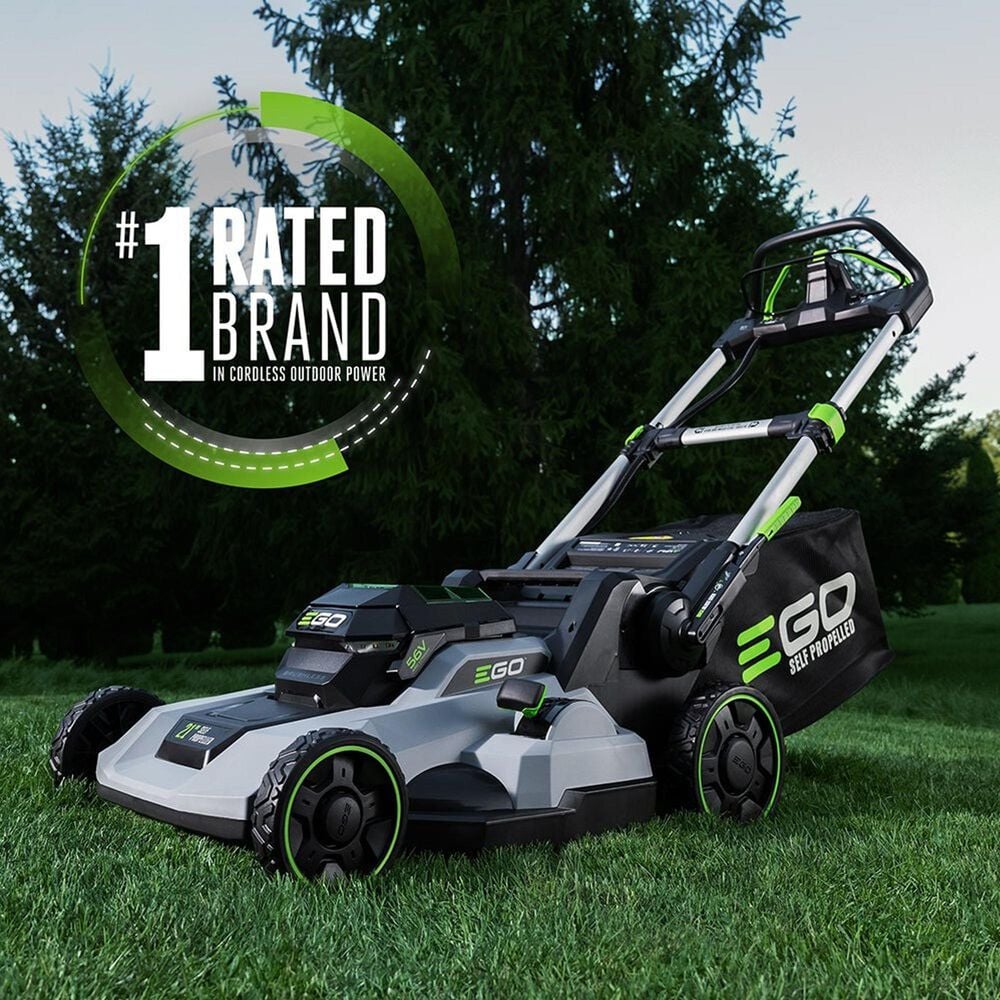 EGO 21" Battery-Powered Self-Propelled Lawn Mower, includes 56V 6.0Ah Battery and 320W Charger, , large