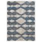 Feizy Mynka 4" x 6" Blue and Gray Area Rug, , large