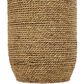 Maple and Jade 32" Seagrass Handmade Decorative Vase in Dark Brown and Light Brown, , large