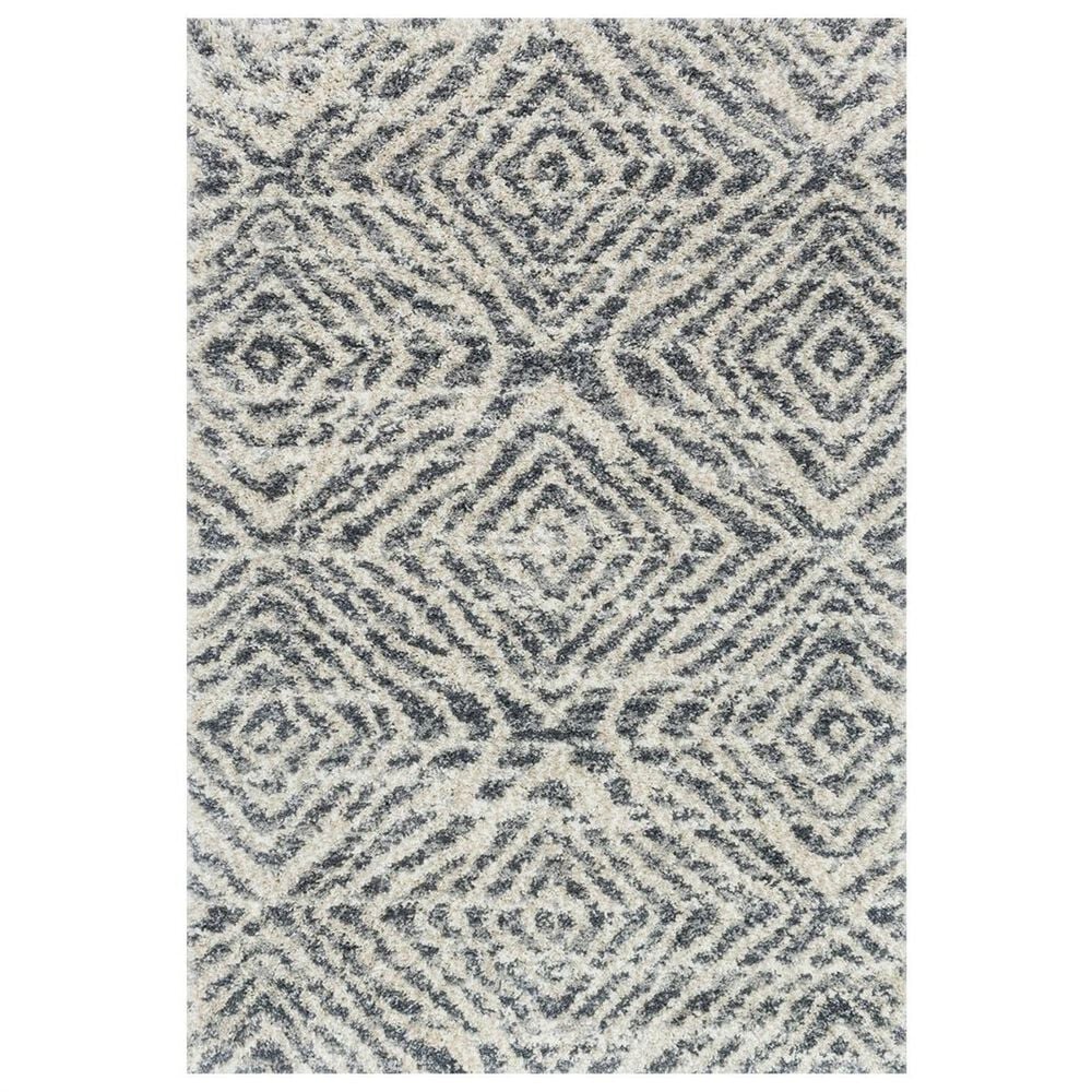 Loloi Quincy QC-01 2"3" x 8" Graphite and Sand Runner, , large