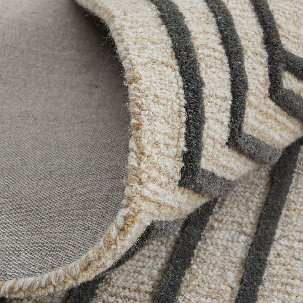 Feizy Gansett 8&#39; x 10&#39; Beige and Brown Area Rug, , large