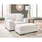 Ashley Hartside Ottoman in Frosted with Next-Gen Nuvella Performance Fabric, , large
