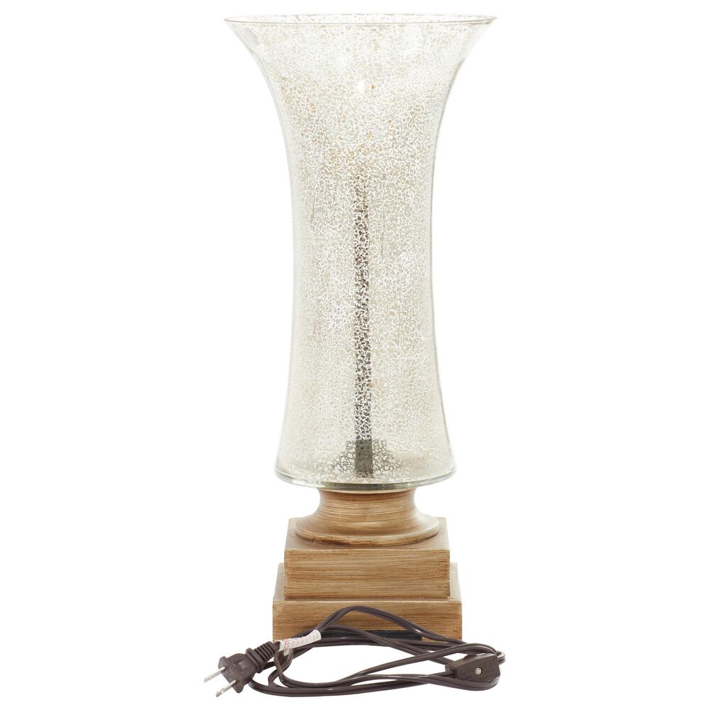 Maple and Jade 18&quot; Glam Uplight in Warm Brown &#40;Set of 2&#41;, , large