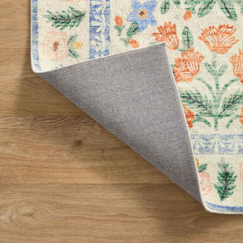 Rifle Paper Co Eden Mughal Garden 7&#39;6&quot; x 9&#39;6&quot; Cream Area Rug, , large
