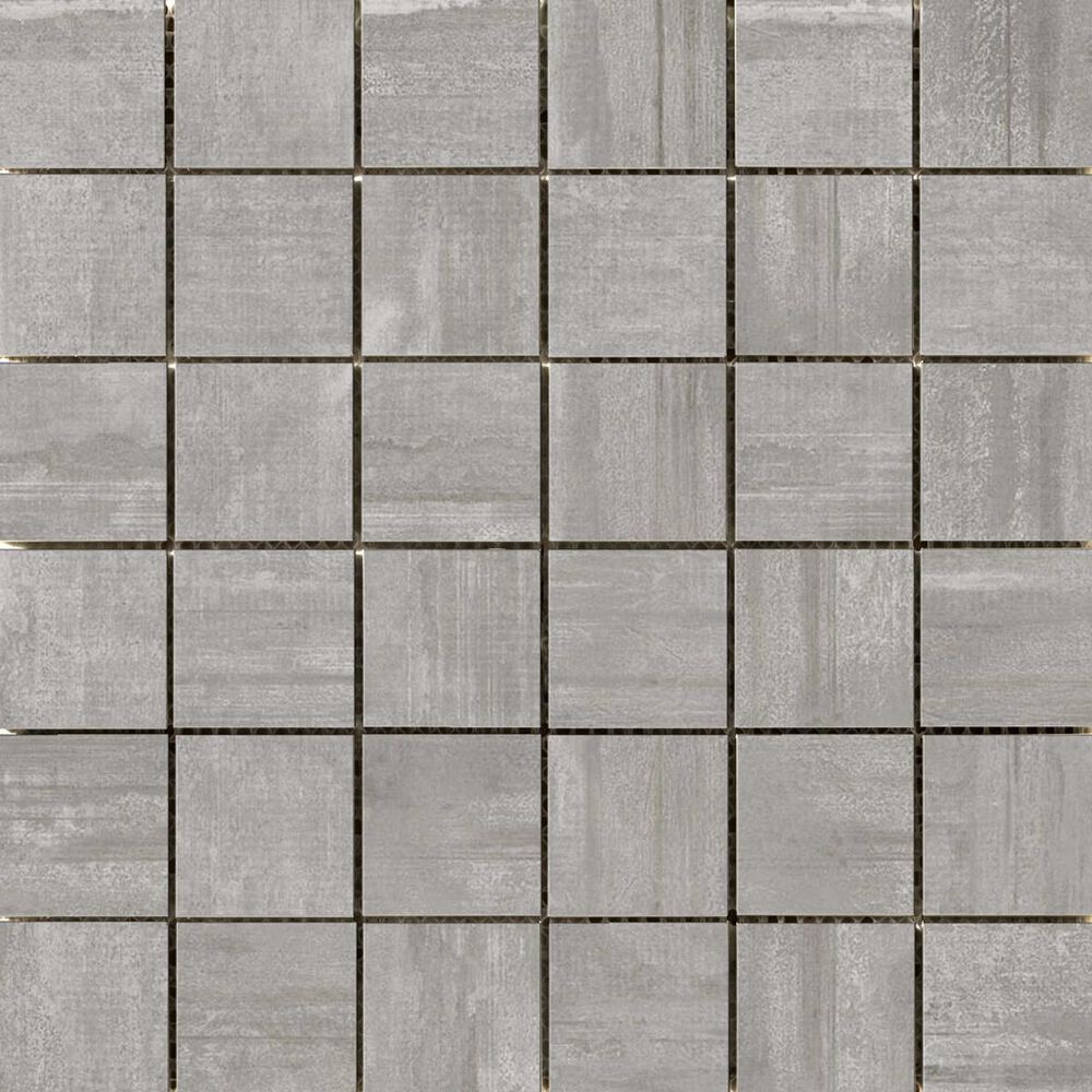 Emser Hangar Smoke 12" x 12" Porcelain Mosaic Sheet, , large