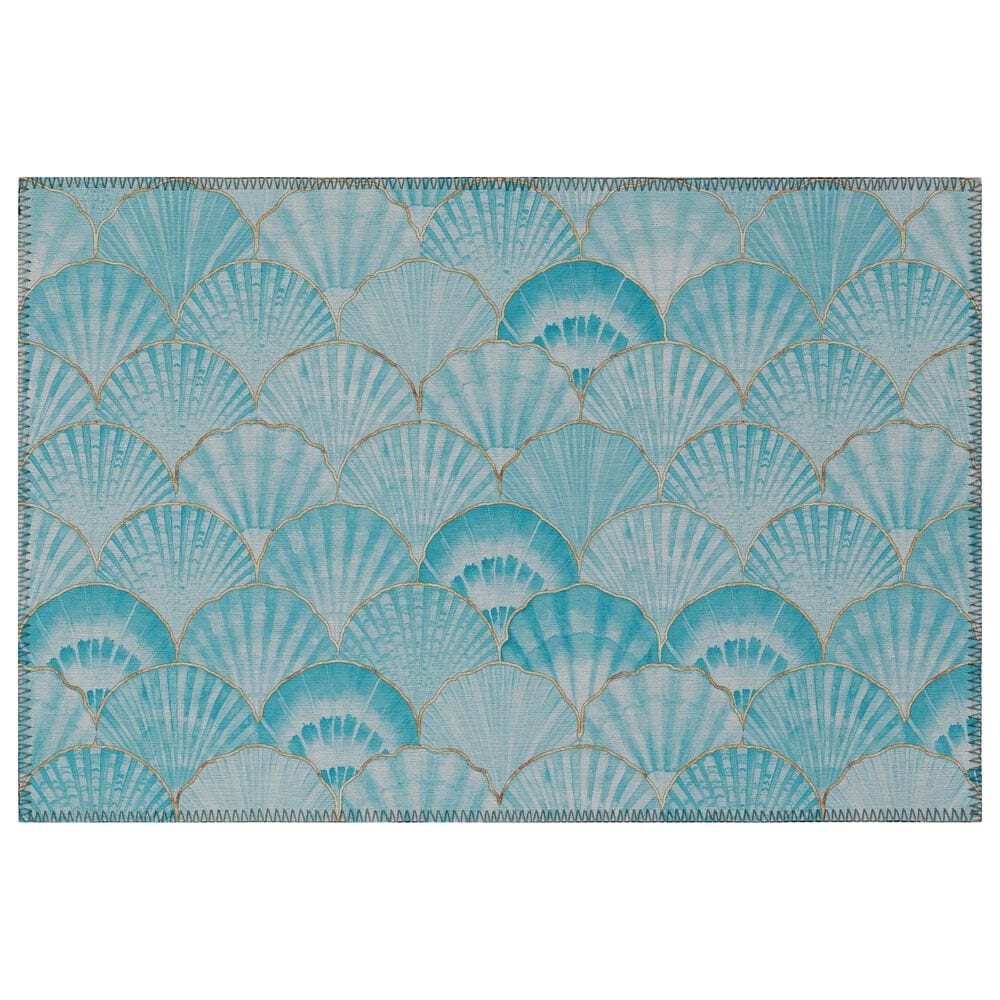 Dalyn Rug Company Seabreeze SZ2 1"8" x 2"6" Teal Area Rug, , large