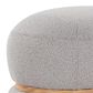 Lumisource Cinch Pouf Ottoman in Grey, , large
