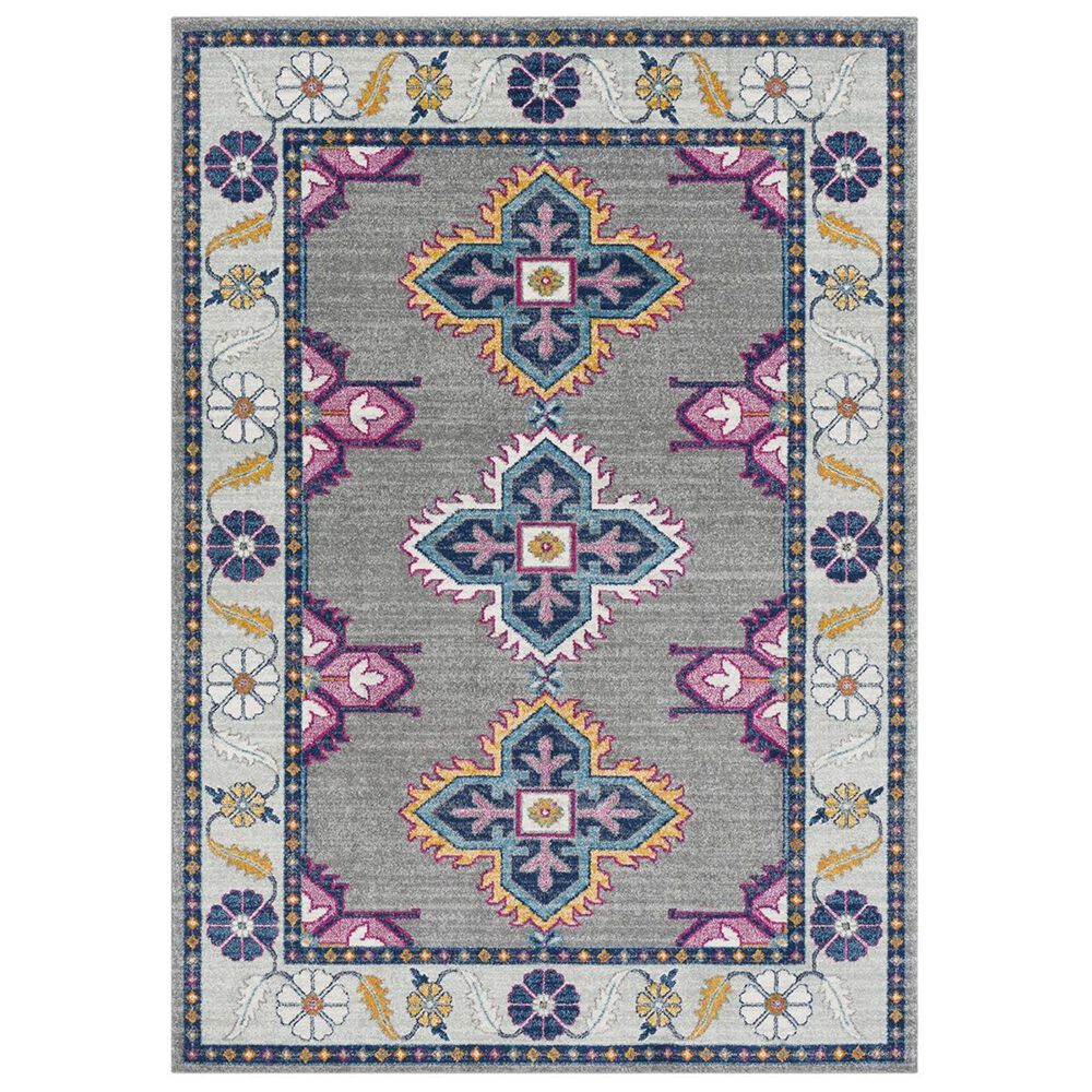 Surya Harput HAP-1034 2" x 3" Blue, Teal and Gray Scatter Rug, , large