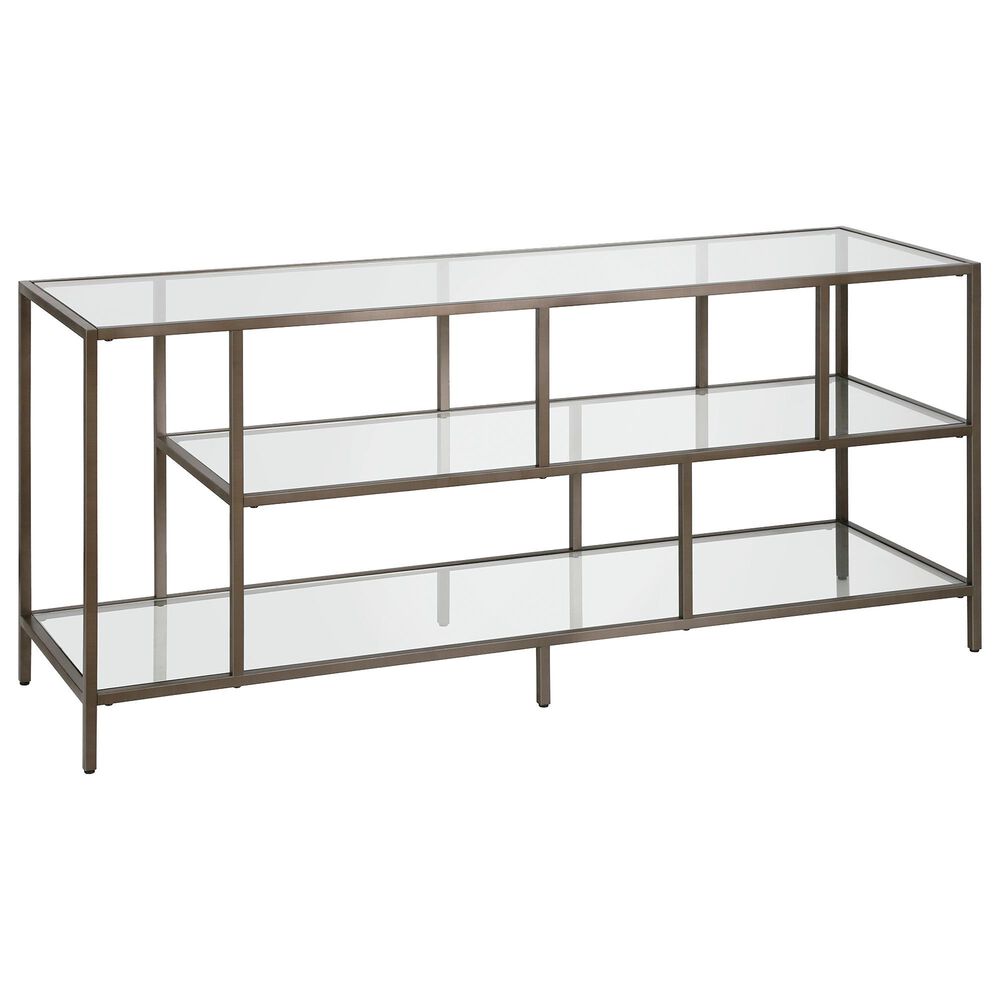Hudson and Canal Winthrop 55" TV Stand in Aged Steel, , large