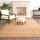 L&R Resources Maples Striped 5" x 7"9" Natural Area Rug, , large