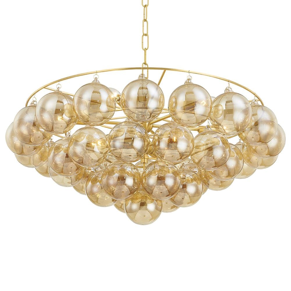Mitzi Lighting Mimi 9-Light Chandelier in Aged Brass, , large