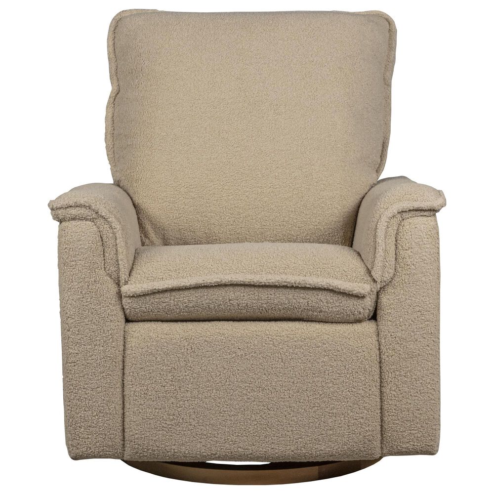 Baby Appleseed Anza Power Swivel Glider Recliner in Taupe, , large