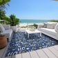 Dalyn Rug Company Wonderland WN18 3" x 5" Navy Indoor/Outdoor Area Rug, , large