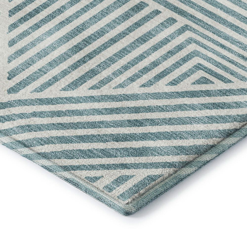 Dalyn Rug Company The Reserve TR14 Teal 2&#39;6&quot; x 3&#39;10&quot; Indoor/Outdoor Area Rug, , large