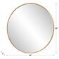 Uttermost Junius Large Round Wall Mirror in Antiqued Gold Leaf, , large