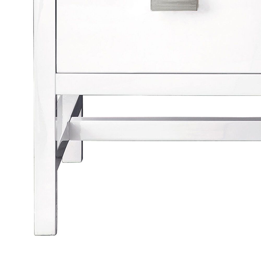 James Martin Vanities Addison 36" Single Vanity Cabinet in Glossy White with 3 cm White Zeus Quartz Top and Rectangular Sink, , large