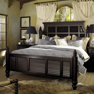 Tommy Bahama Home Kingstown California King Malabar Panel Bed in Tamarind, , large