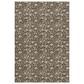 Dalyn Rug Company Soft Essentials Floral Chocolate 8" x 10" Indoor/Outdoor Area Rug, , large