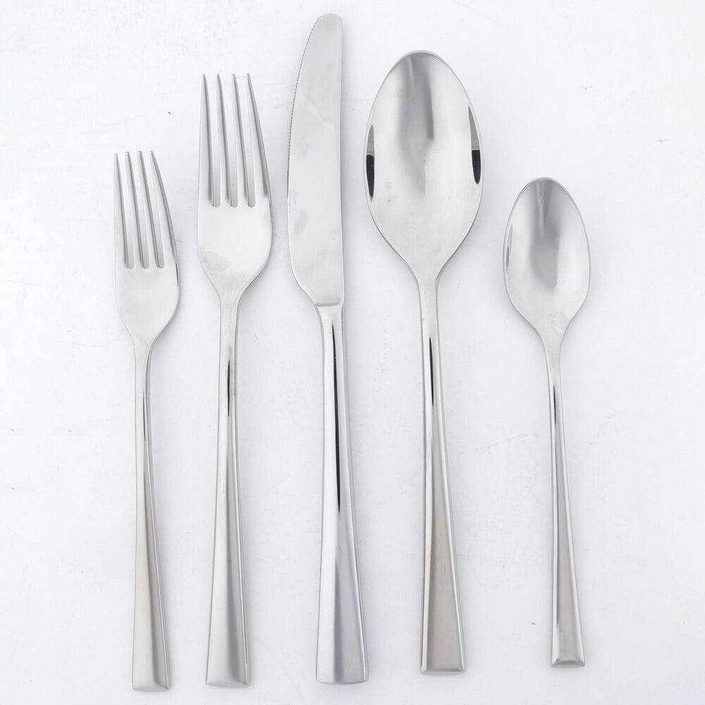 Gibson Overseas, Inc Marquee Table 20-Piece Flatware Set in Silver, , large