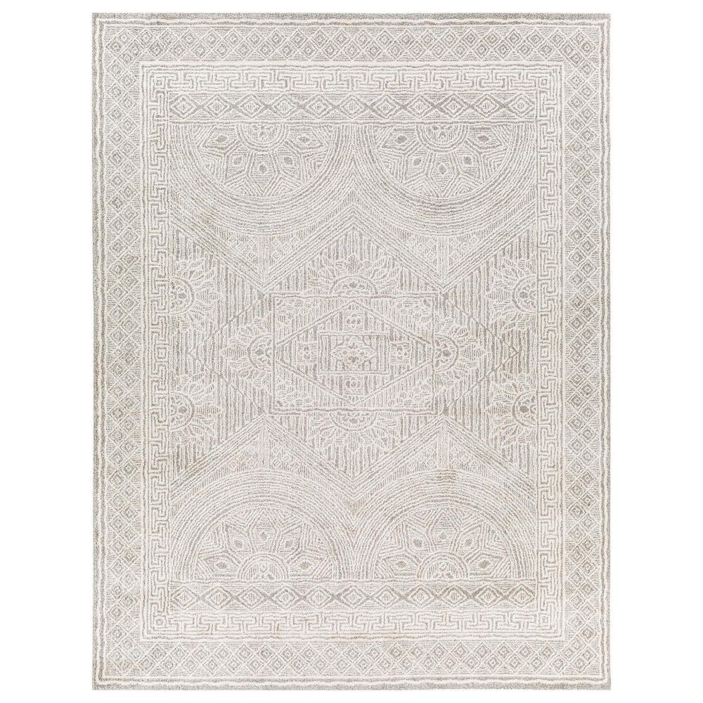 Surya Gavic Cream, Light Beige, Light Gray, Medium Gray and Charcoal 7"10" x 10" Area Rug, , large