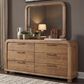 Urban Home Kione Dresser and Mirror in Brown, , large