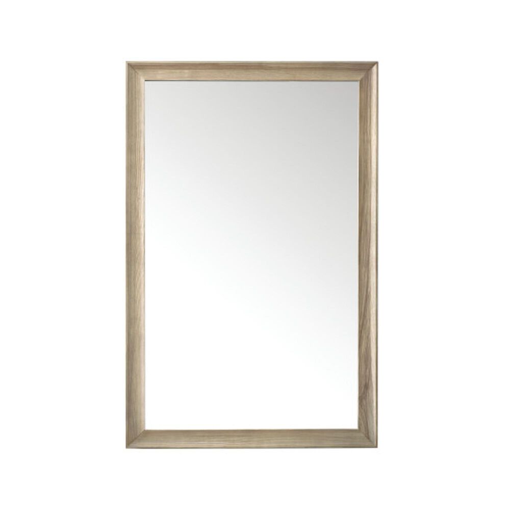 James Martin Vanities Glenbrooke 26&quot; Rectangular Mirror in Whitewashed Oak, , large