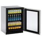 U-Line 4.9 Cu. Ft. Compact Refrigerator with Lock in Stainless Steel, , large