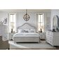 Legacy Classic Belhaven 4-Piece Queen Upholstered Panel Bedroom Set in Weathered Plank, , large