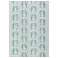 Dalyn Rug Company Seabreeze SZ15 6" x 9" Teal Area Rug, , large