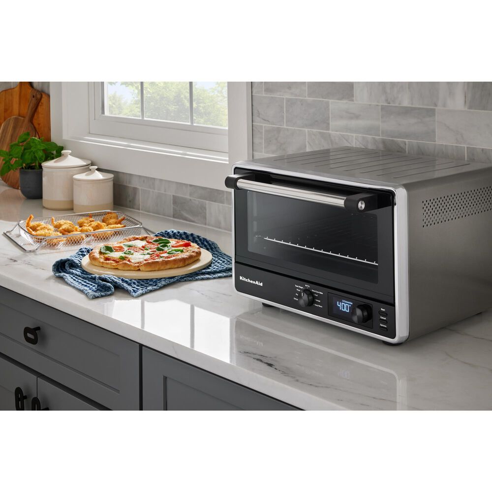 KitchenAid 20-Liter Digital Countertop Oven with Air Fry and Pizza in Contour Silver, , large