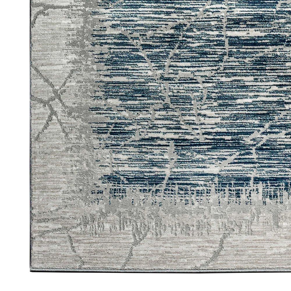 Radici USA Davide Abstract 2&#39;2&quot; x 7&#39;7&quot; Blue Area Rug, , large