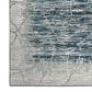 Radici USA Davide Abstract 2"2" x 7"7" Blue Area Rug, , large