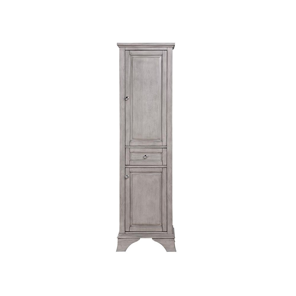 Aurafina Wainwright Free Standing Linen Closet in Old Harbor Gray, , large