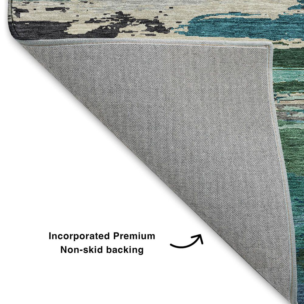 Dalyn Rug Company Trevi TV8 1&#39;8&quot; x 2&#39;6&quot; Teal Area Rug, , large