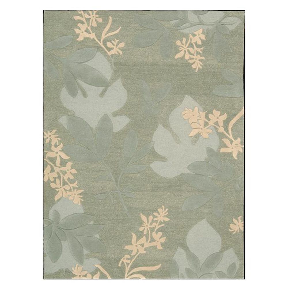 Nourison Skyland SKY01 7"6" x 9"6" Green Area Rug, , large