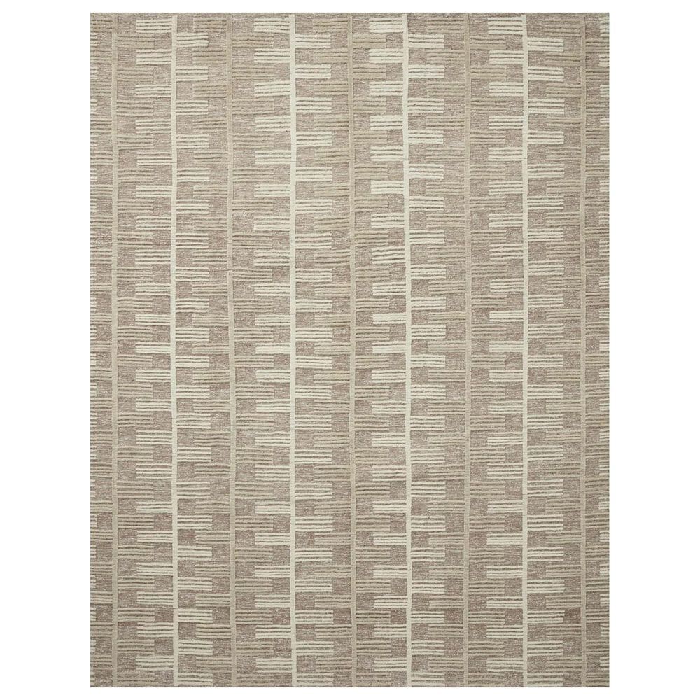 Loloi Harrison 7"9" x 9"9" Taupe and Ivory Area Rug, , large